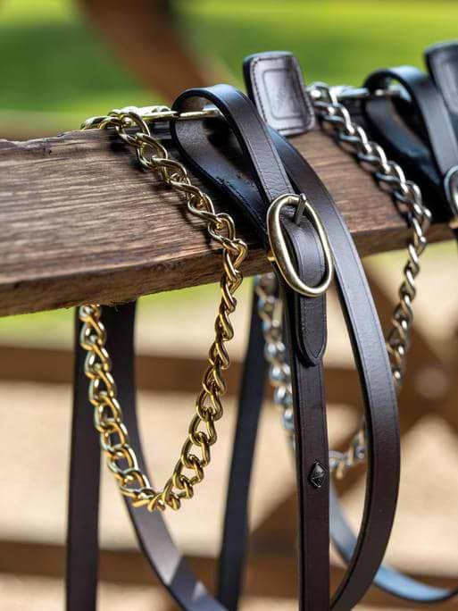 LeMieux Leather Trot Up Chain Brown