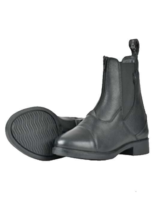 Saxon Allyn Zip Paddock Boots Black Child