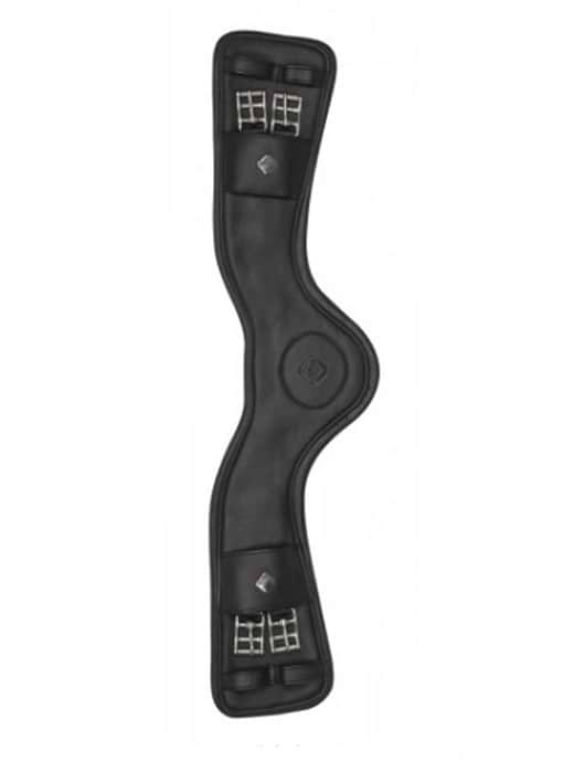 LeMieux Gel-Tek Anatomic Curve Dressage Girth Black 