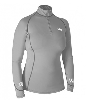 Woof Wear Performance Riding Shirt Brushed Steel
