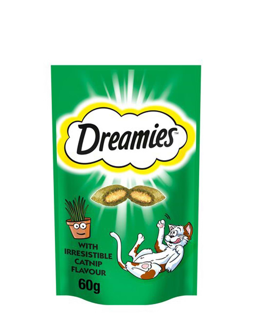 Dreamies Cat Treat Biscuits With Catnip 60g