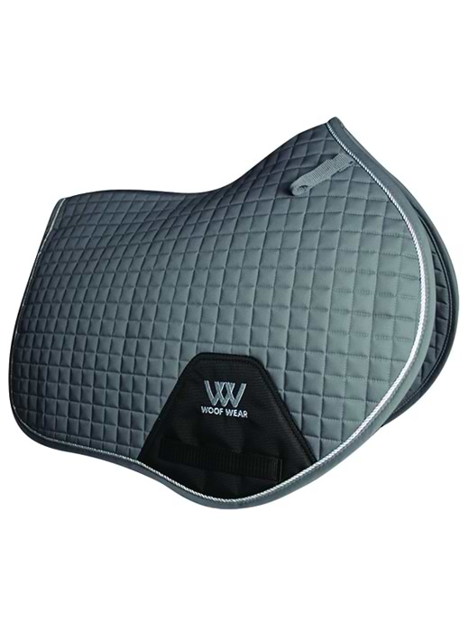 Woof Wear Close Contact Saddle Cloth Brushed Steel F/S
