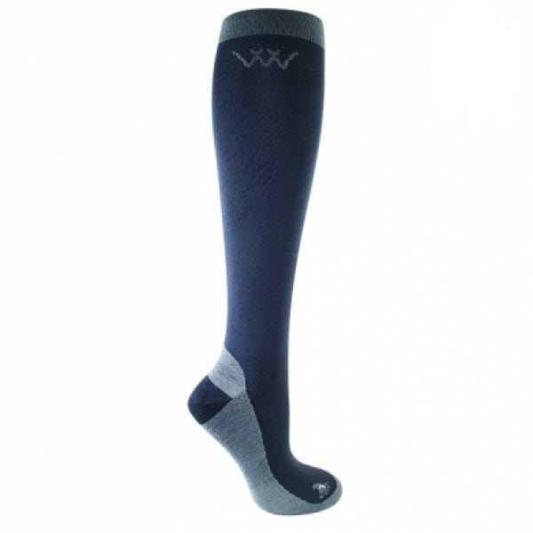 Woof Wear Competition Riding Socks Charcoal 