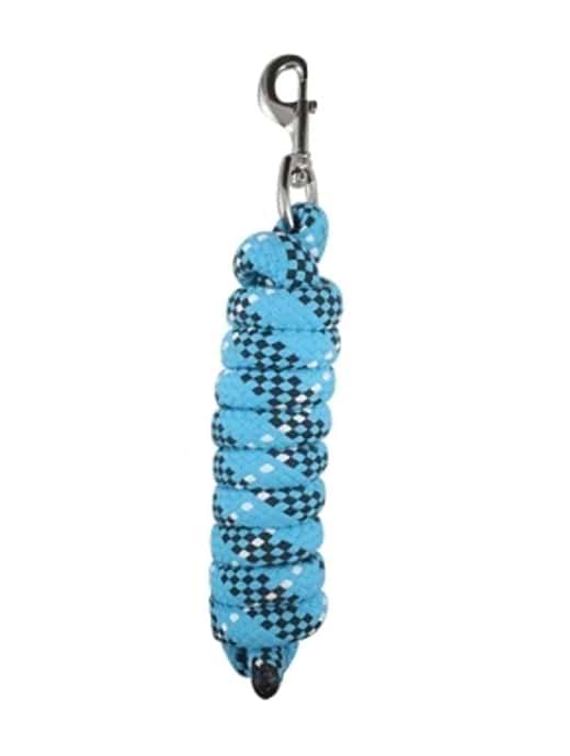 Woof Wear Contour Leadrope- Turquoise