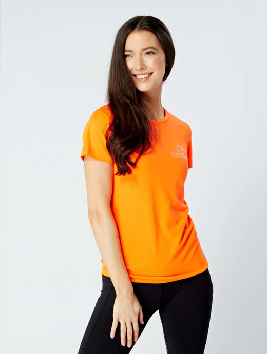  Dark Horse Logo Pro-Tech Air T-Shirt - Neon Orange