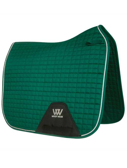 Woof Wear Dressage Saddle Cloth Colour Fusion British Racing Green Full