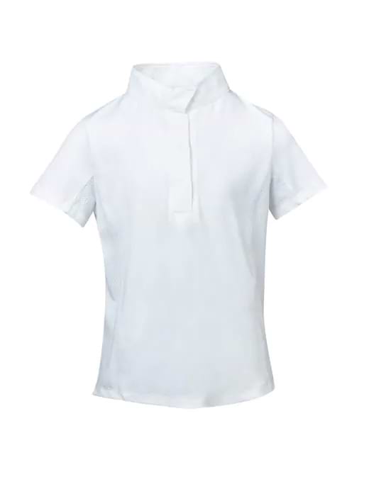 Dublin Ria Short Sleeve Competition Shirt Childs - White