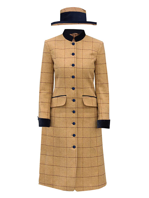 Equetech Wheatley Deluxe Tweed Leader Jacket/Dress & Hat Biscuit Brown