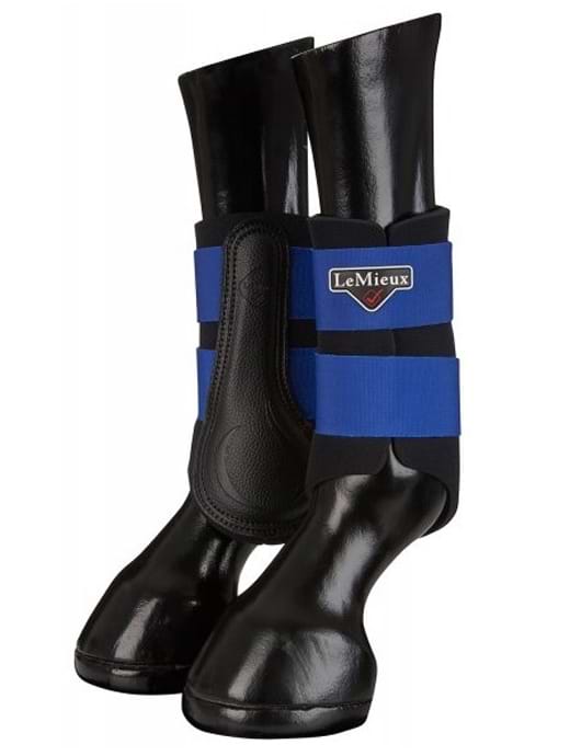 LeMieux Grafter Brushing Boots - Benetton Blue