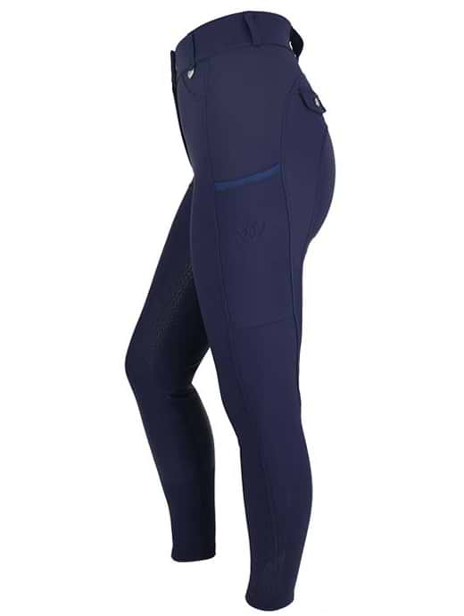 Woof Wear Hybrid Riding Tights - Full Seat Navy