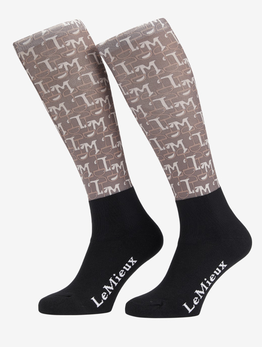 LeMieux Footsie Socks Florence Walnut -Adult