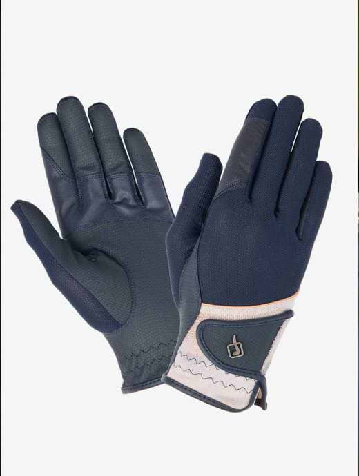 LeMieux Pro Mesh Glove Apricot/Navy