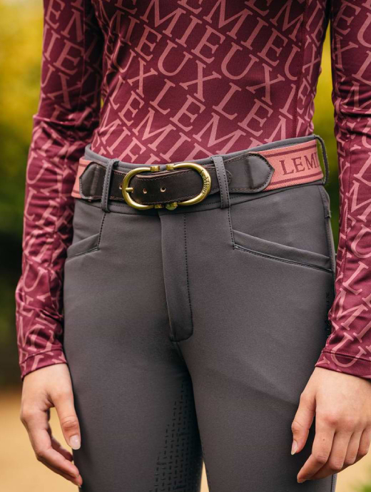 LeMieux Young Rider Elasticated Belt Orchid