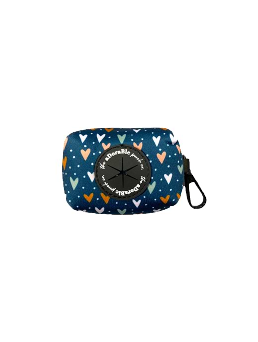 The Adorable Pooch Company Collar Lots Of Love Poop Bag Holder