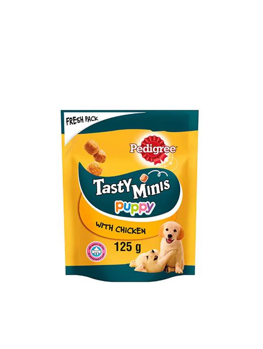 Pedigree puppy treats new arrivals