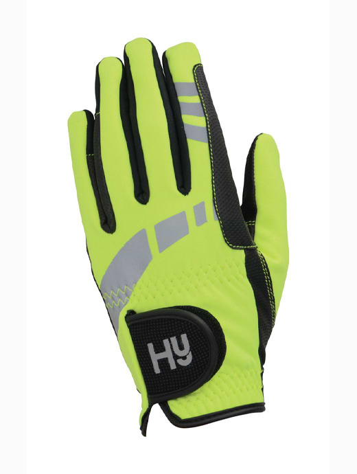 Hy5 Extreme Reflective Softshell Gloves Childs Yellow