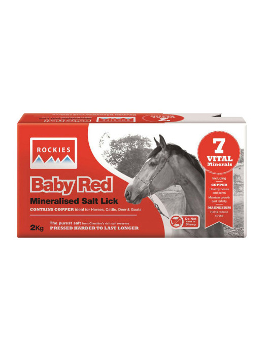 Baby Red Rockies Mineralised Salt Lick