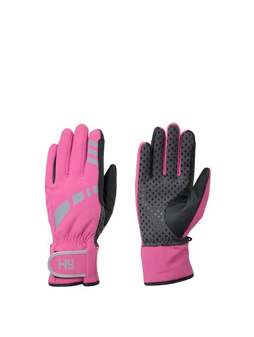 Hy5 Reflective Waterproof Gloves- Pink 