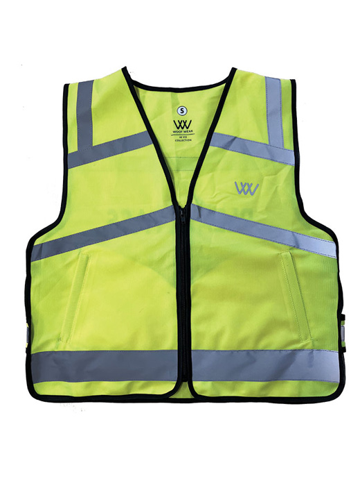 Woof Wear Young Rider Hi Vis Riding Vest Yellow