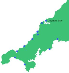 Map of Daymer Bay