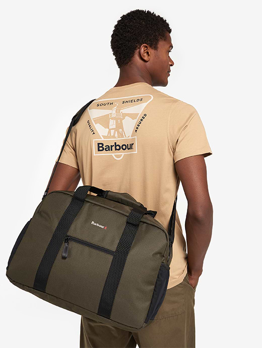 Barbour weekend bag outlet mens