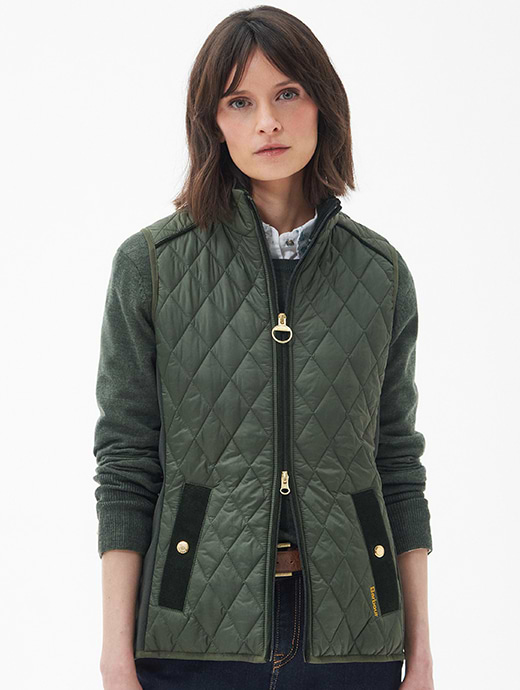 Barbour Women s Poppy Gilet Olive Classic Tartan