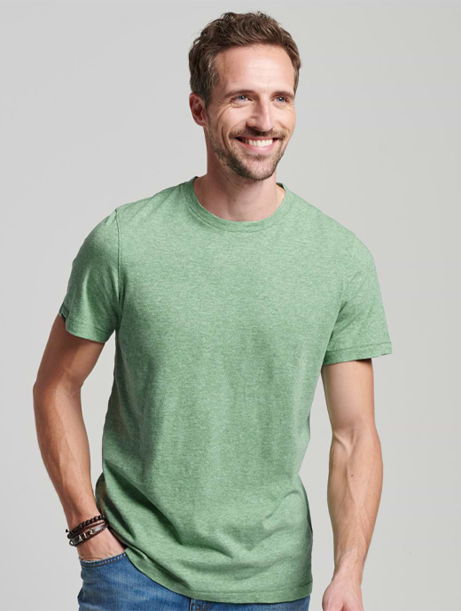 Superdry Studios Slub Tee Creme De Methe Green Grit