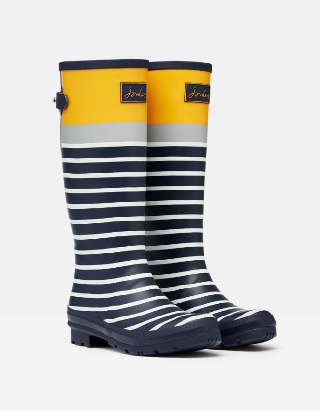 Joules discount striped wellies