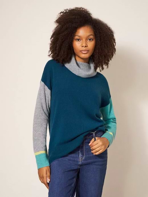 Navy cashmere deals jumper womens