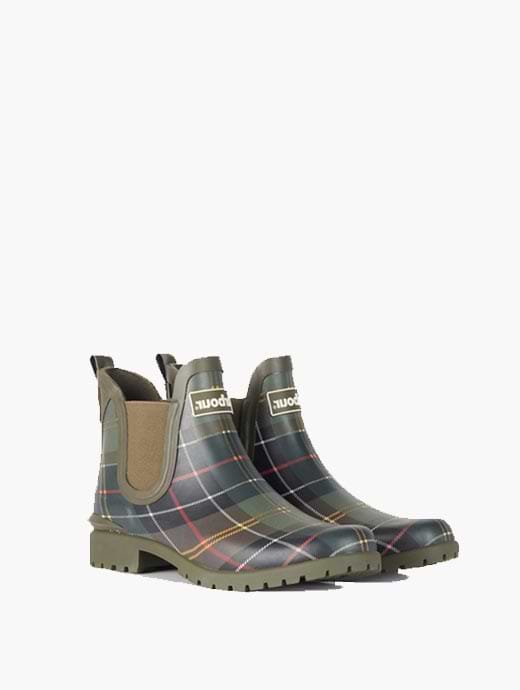 Barbour aubergine wellies on sale