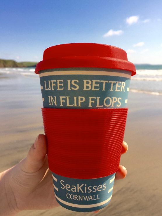 SeaKisses Travel Cup Red