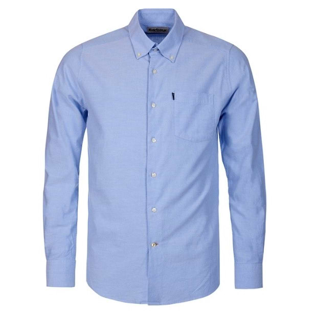 Barbour Stanley Tailored Fit Shirt Blue 