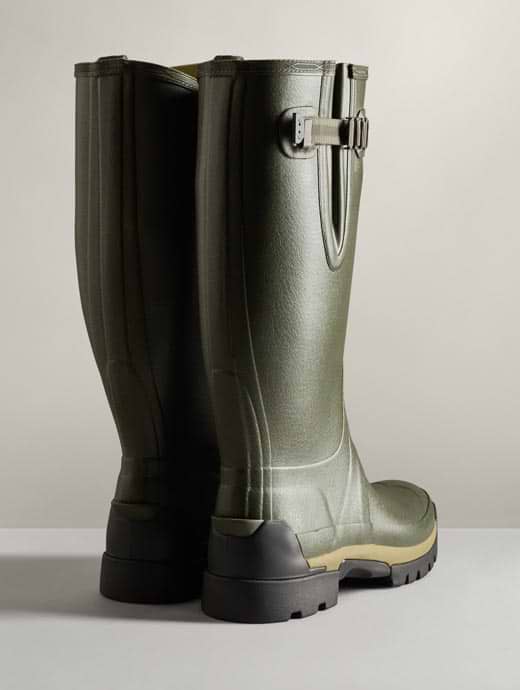 Hunter Balmoral Classic Unisex Boot Dark Olive Rain Boots Hunter