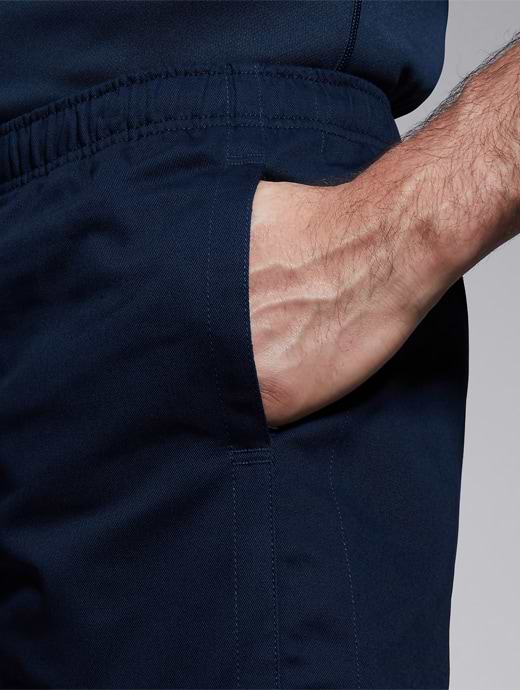 Short De Rugby Canterbury Homme - 100% Coton - Taille Avec Cordon - Poches Latérales - Noir