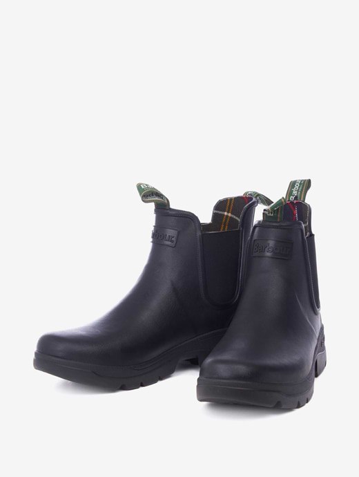 Barbour Mens Fury Chelsea Boots Black Griggs
