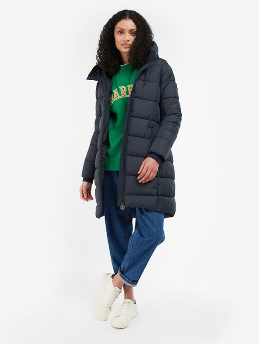 Barbour Women's Avondale Quilt Dark Navy