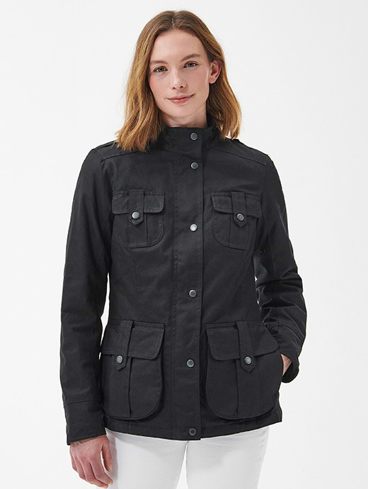 Barbour Women's Winter Defence Wax Black/Classic