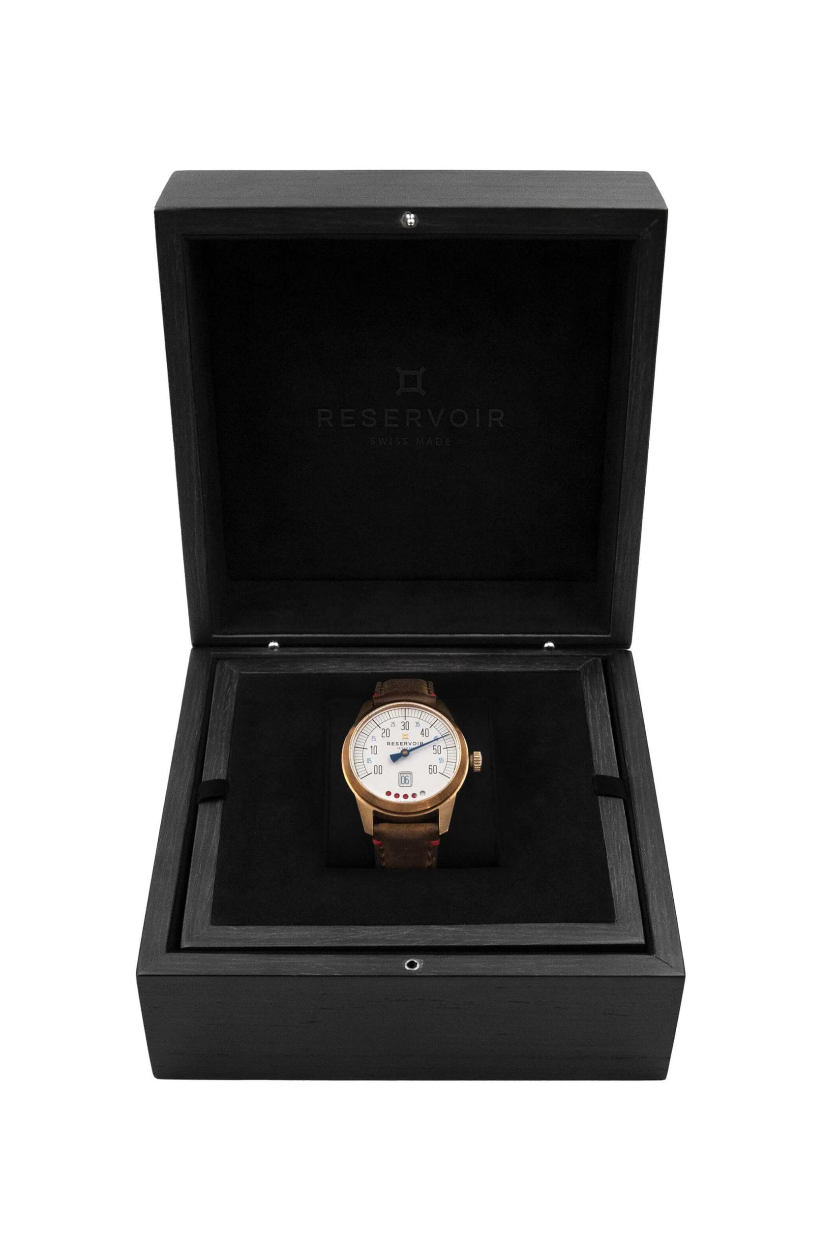 RESERVOIR Tiefenmesser Bronze Prestigious Watch Box