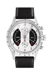 ブラック、ライトグレー、ライトグレーブルーのラグジュアリーなRESERVOIR watch のメディア・エディトリアル。