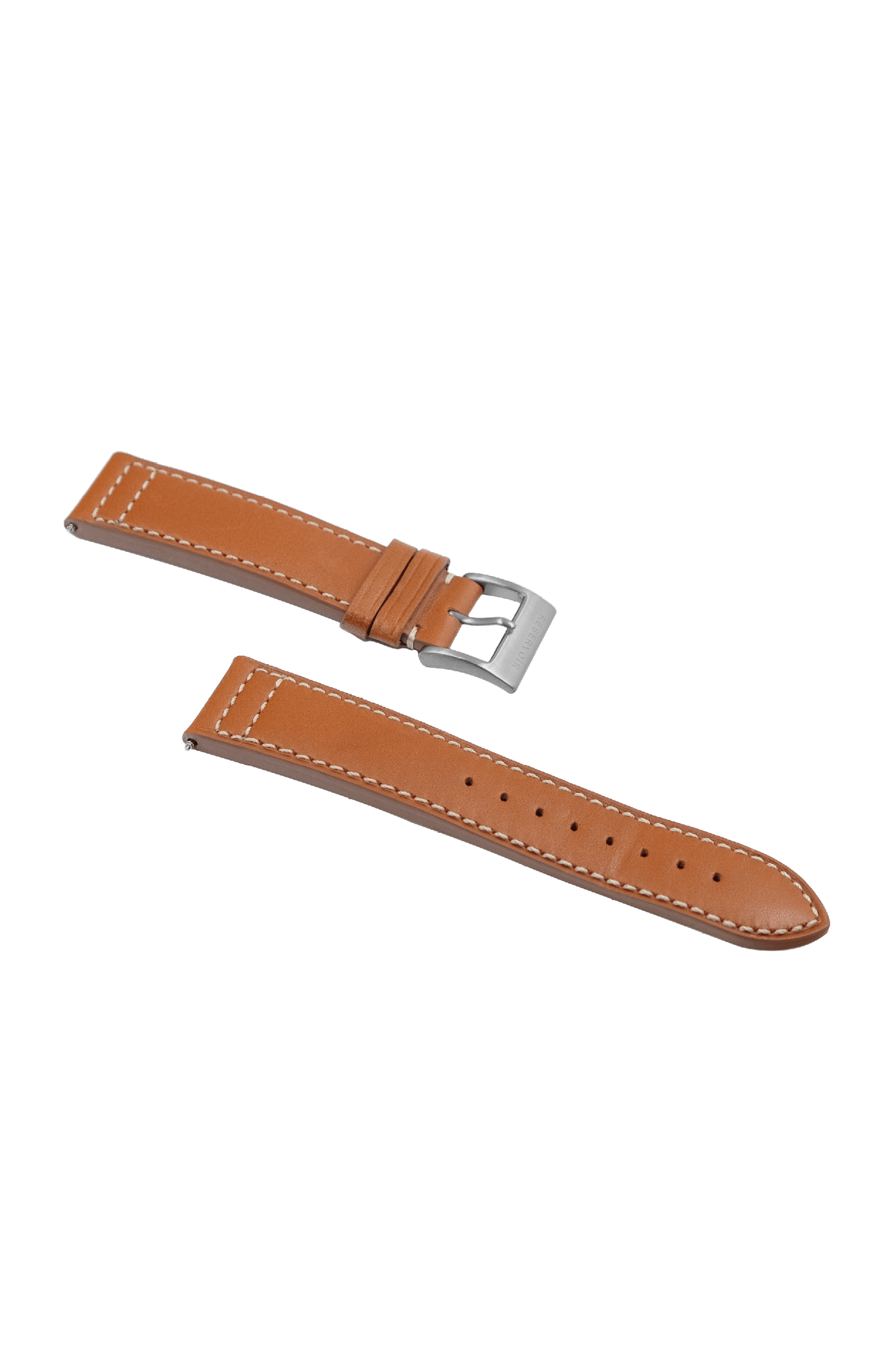 Jet black leather strap WW1 biplane watch with burnt orange and light grey-blue accents.