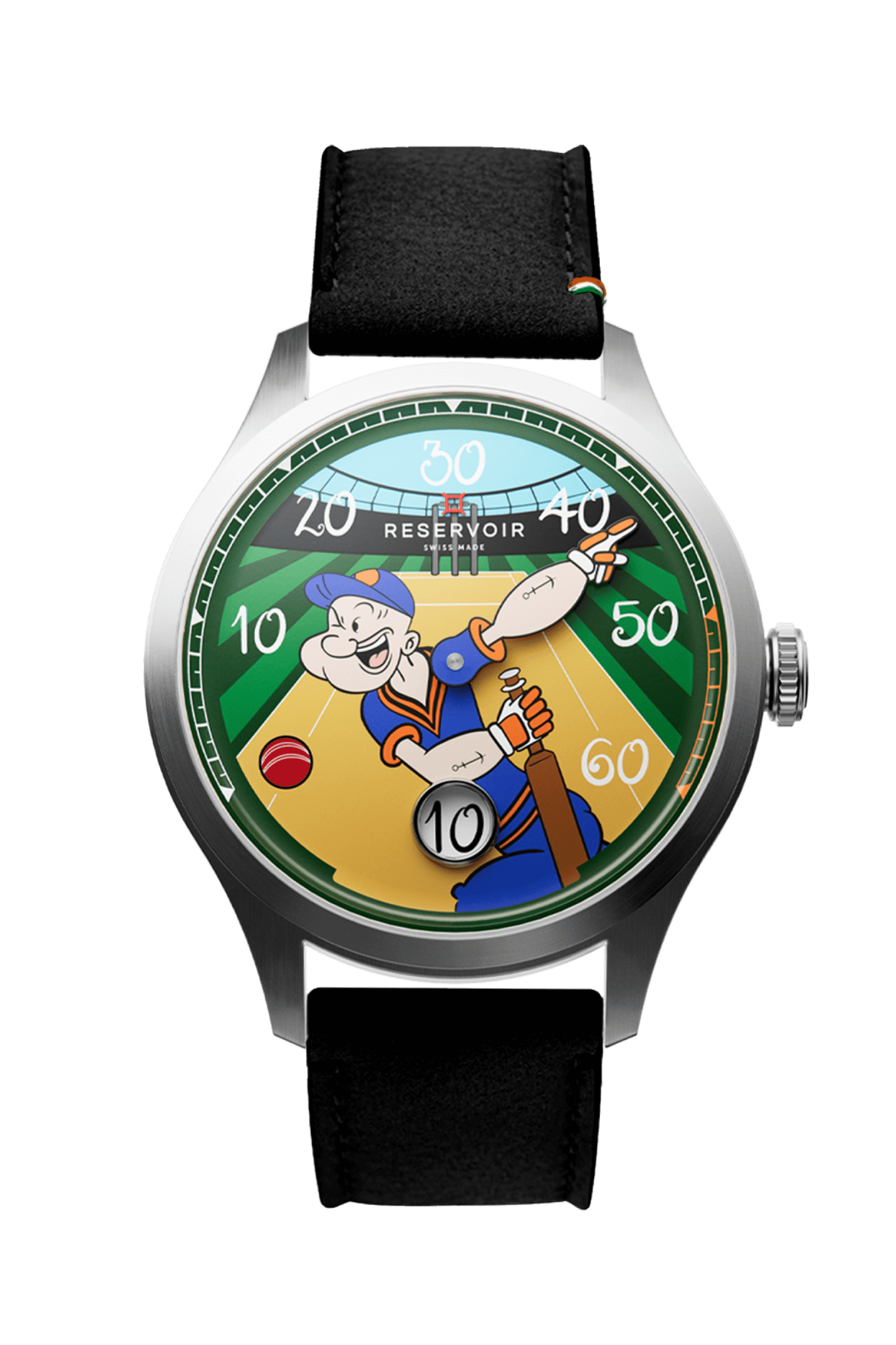 Popeye in Blackish-blue, Light Grey and Olive Green Cricket Comics