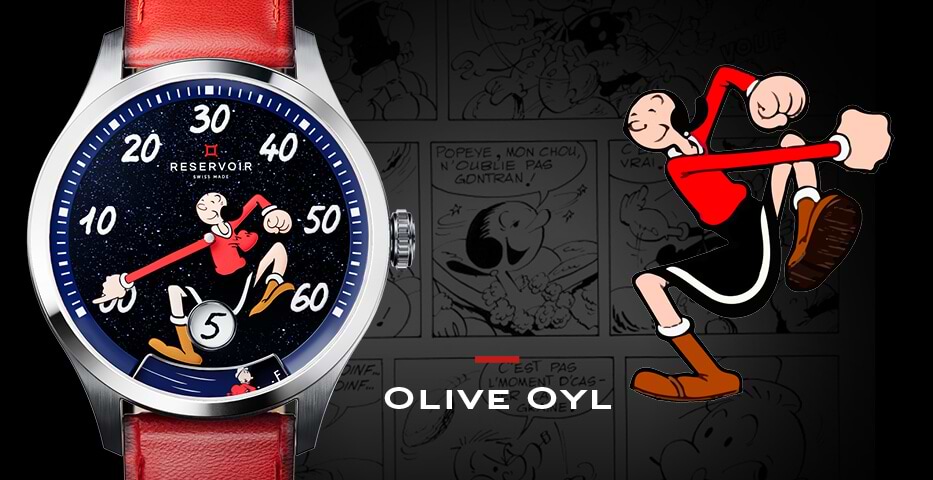 a watch with a cartoon character on it