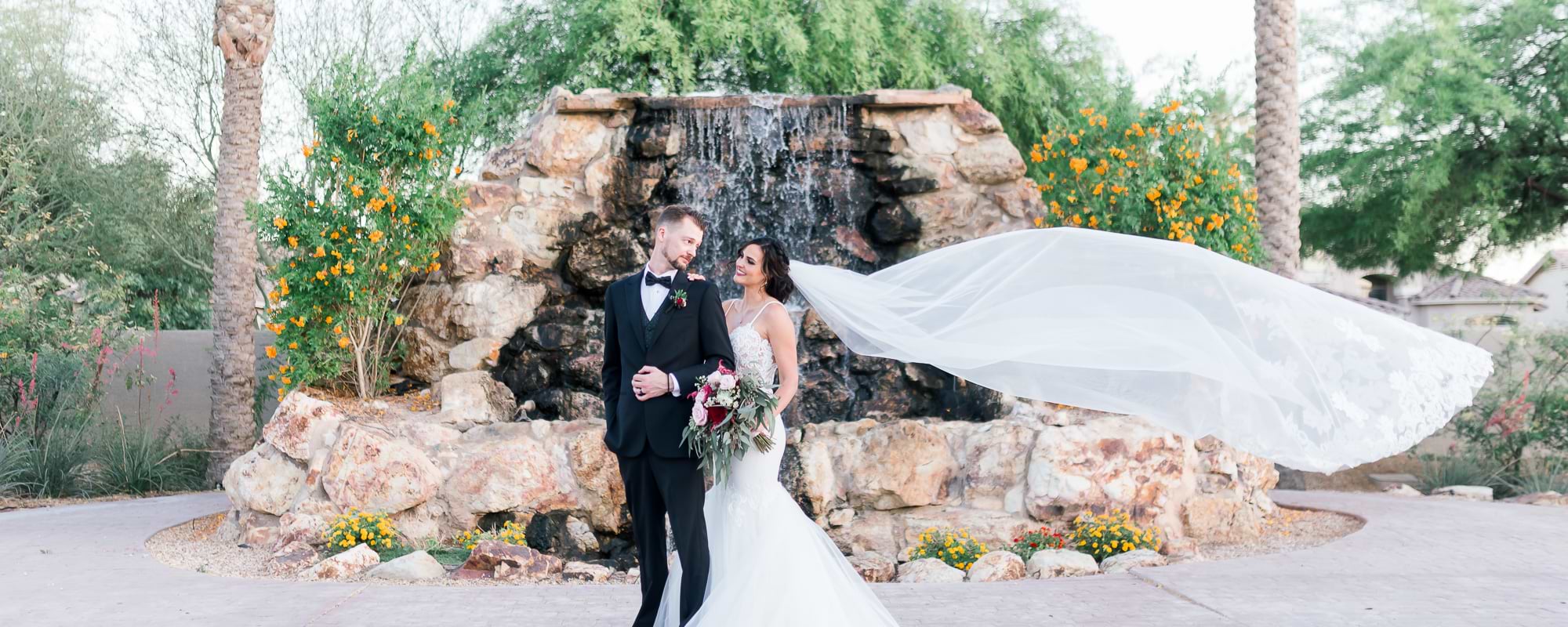 Arizona Destination Wedding Idea: Colby Falls by Wedgewood Weddings