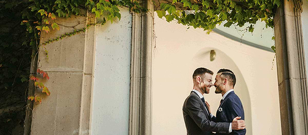 Hacienda-de-las-Flores-Same-Sex Wedding - Grooms-in-pavilion