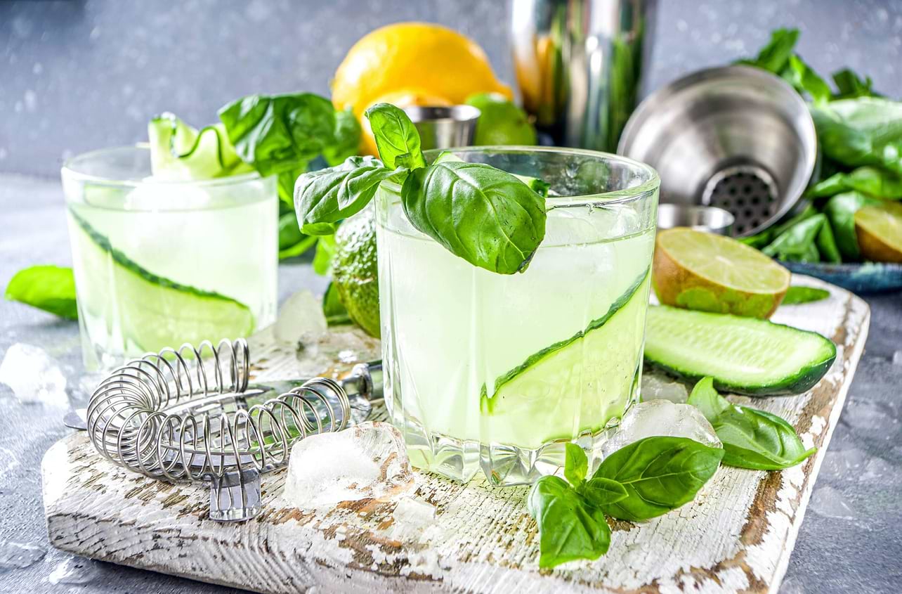 Cool as a Cucumber: The Ultimate Basil and Cucumber Mocktail