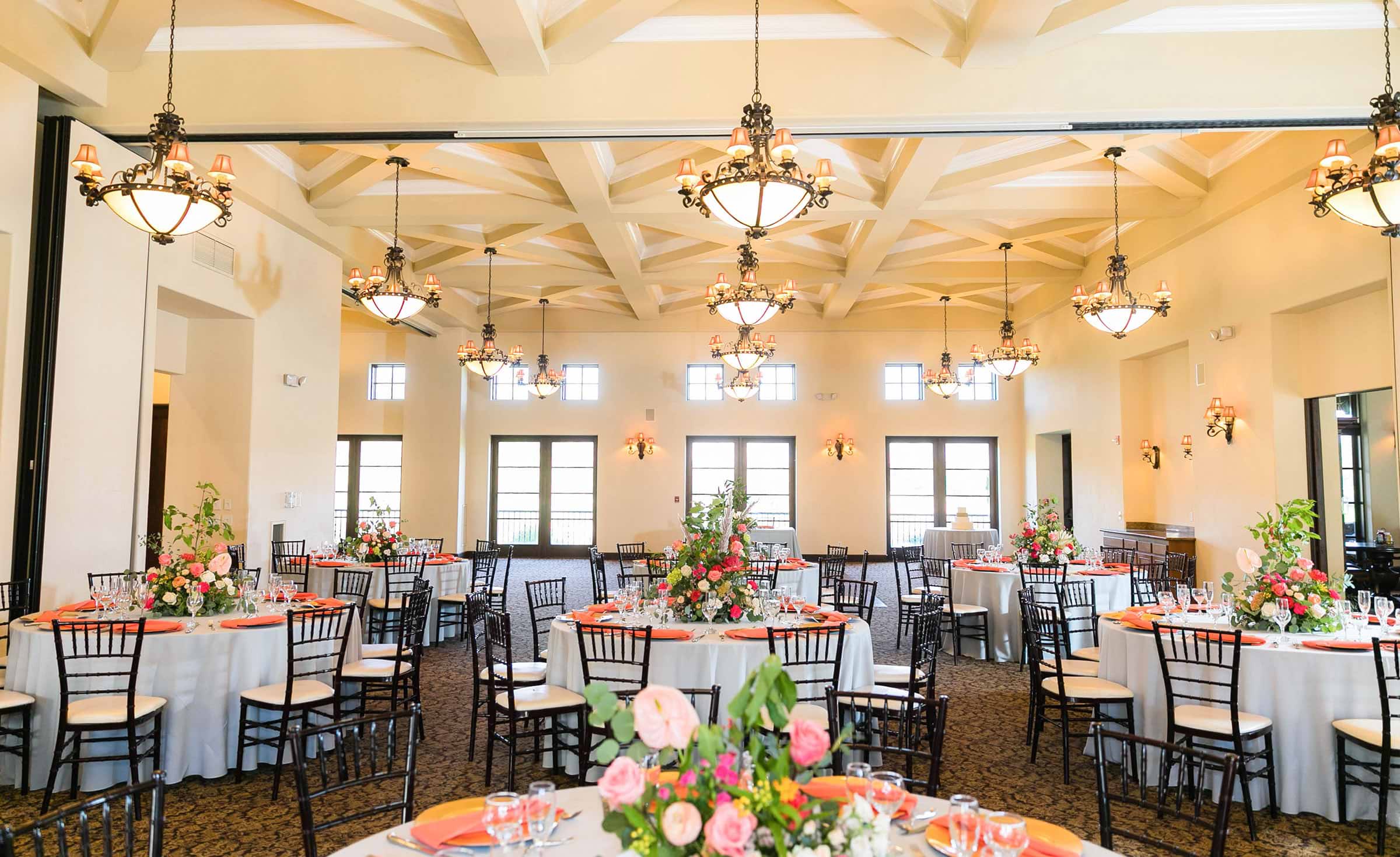 The great Hall at Fallbrook Estate by Wedgewood Weddings