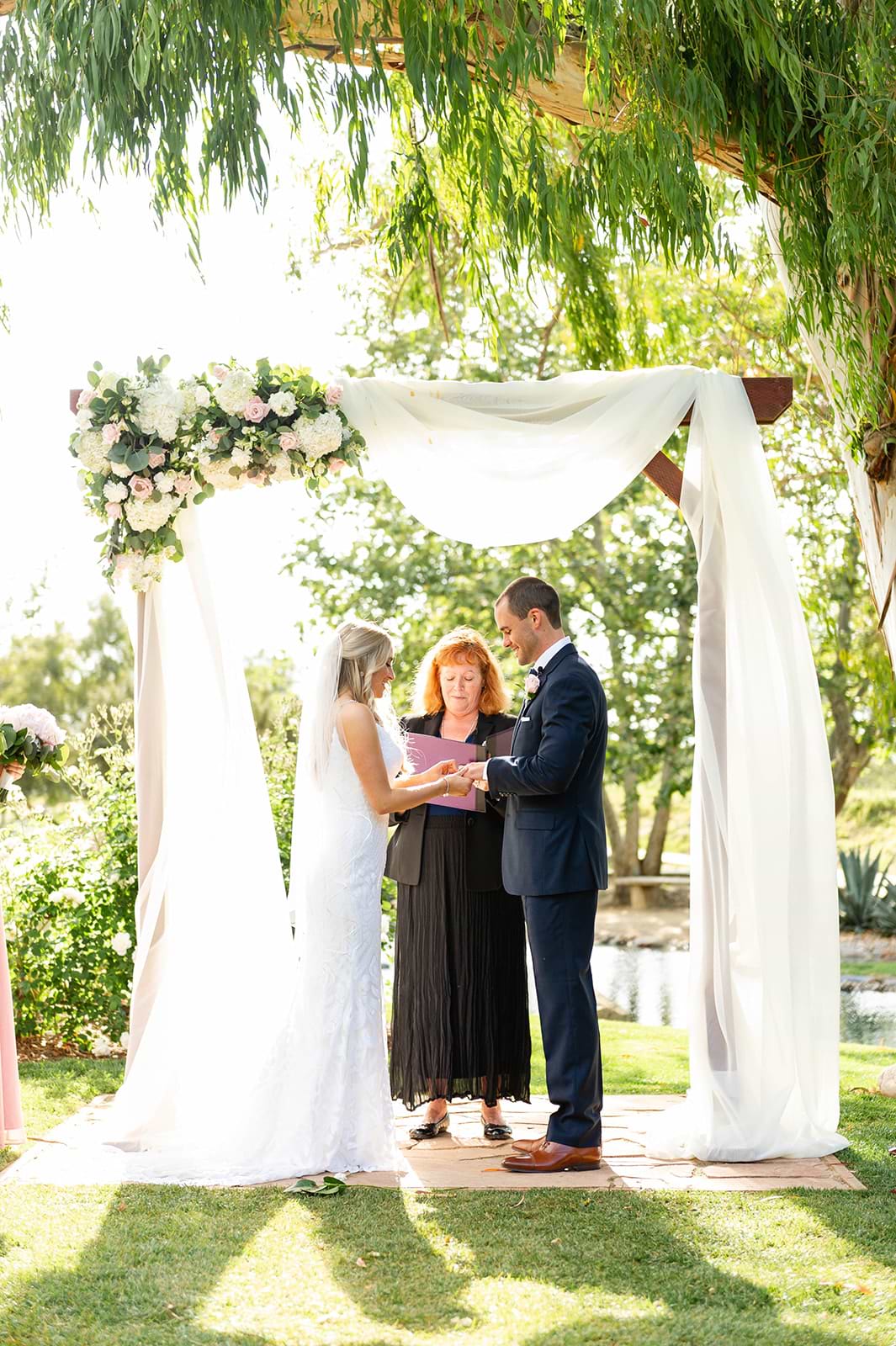 wedding arbor at Galway Downs in Temecula CA