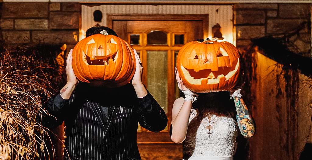 Halloween wedding at Tapestry House by Wedgewood Weddings
