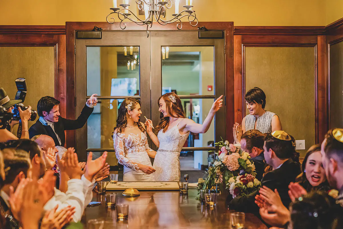 Traditional Jewish Ketubah Signing | The Retreat by Wedgewood Weddings | Beautiful Day Photography