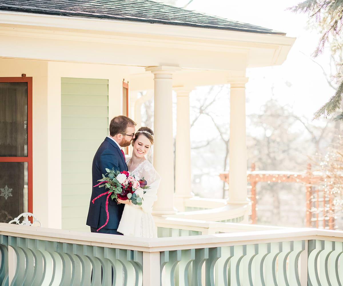 Tapestry House by Wedgewood Weddings Couple Embracing